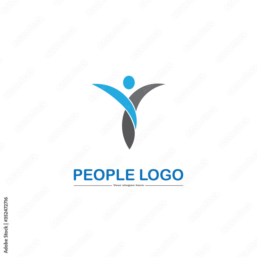 People Logo Icon Social Symbol People Logo Icon Social Symbol