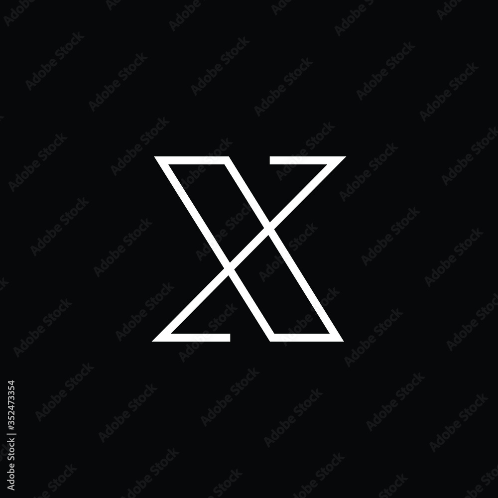 Professional Innovative Initial XZ logo and ZX logo. Letter X XX Minimal elegant Monogram. Premium Business Artistic Alphabet symbol and sign Professional Innovative Initial XZ logo and ZX logo. Letter X XX Minimal elegant Monogram. Premium Business Artistic Alphabet symbol and sign
