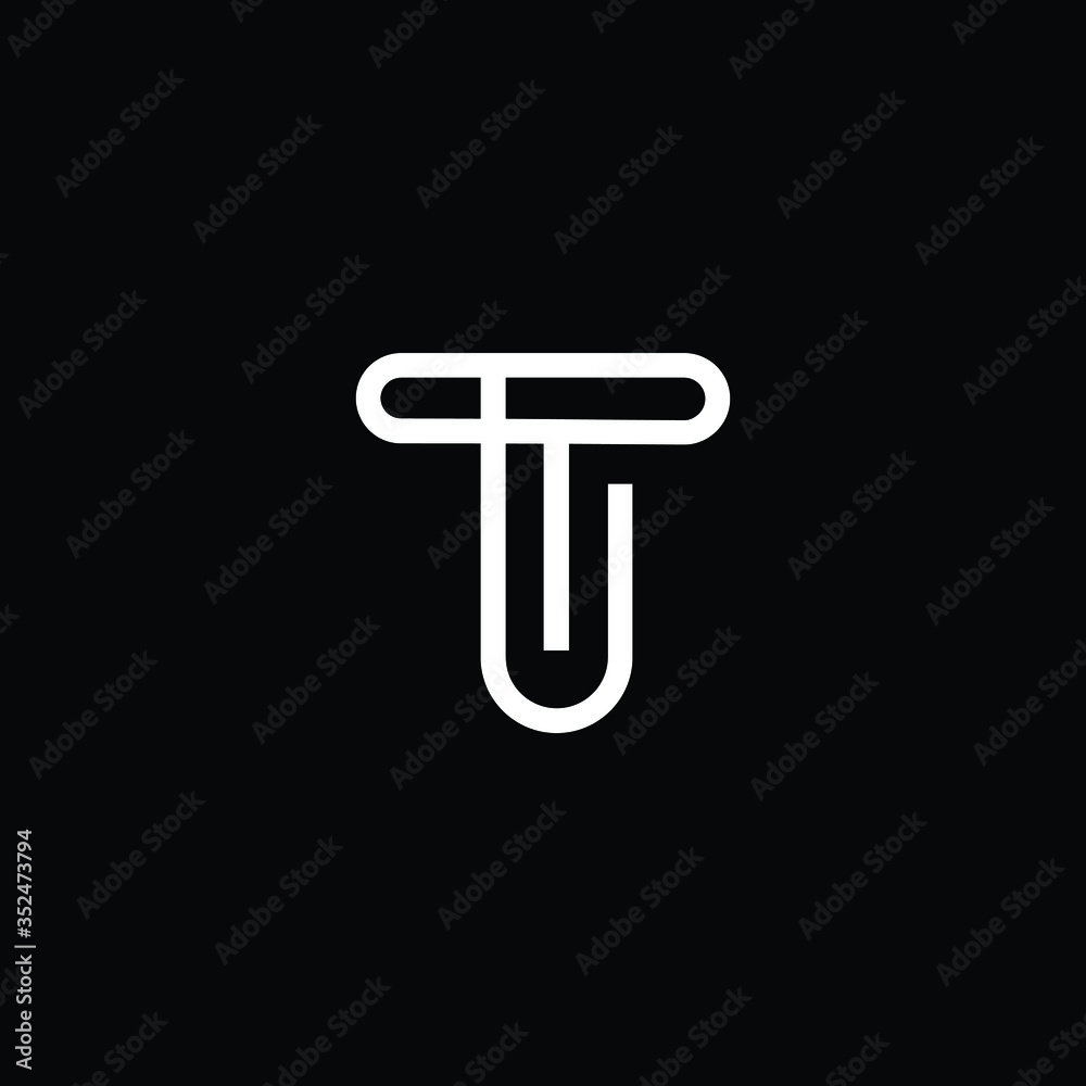 Professional Innovative Initial TU logo and UT logo. Letter TU UT Minimal elegant Monogram. Premium Business Artistic Alphabet symbol and sign Professional Innovative Initial TU logo and UT logo. Letter TU UT Minimal elegant Monogram. Premium Business Artistic Alphabet symbol and sign