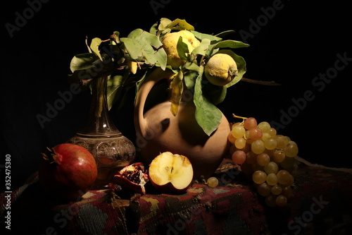 still life with fruits