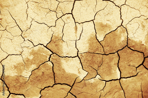 Abstract background depicting a desolate dry scorched lifeless land covered with cracks.