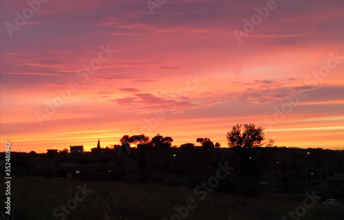 Sunset in rome