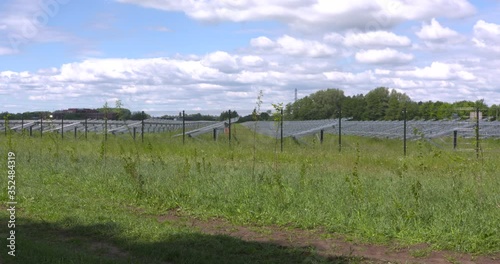 Dual land use. Construction phase of a solar park in The Netherlands in such a manner that it permits grazing or other farming activities