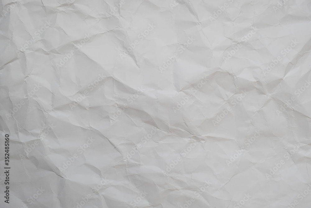 Fototapeta premium Texture of crumpled paper, can be use as abstract background, wallpaper, webpage, copy space for text.