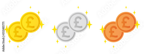 ポンドコイン三色