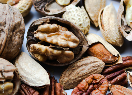 nut mix close up