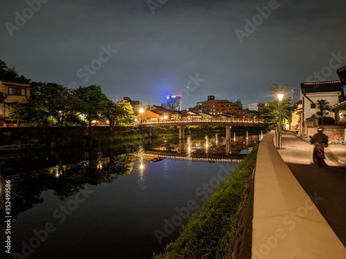 Konstfotografi night view of the city