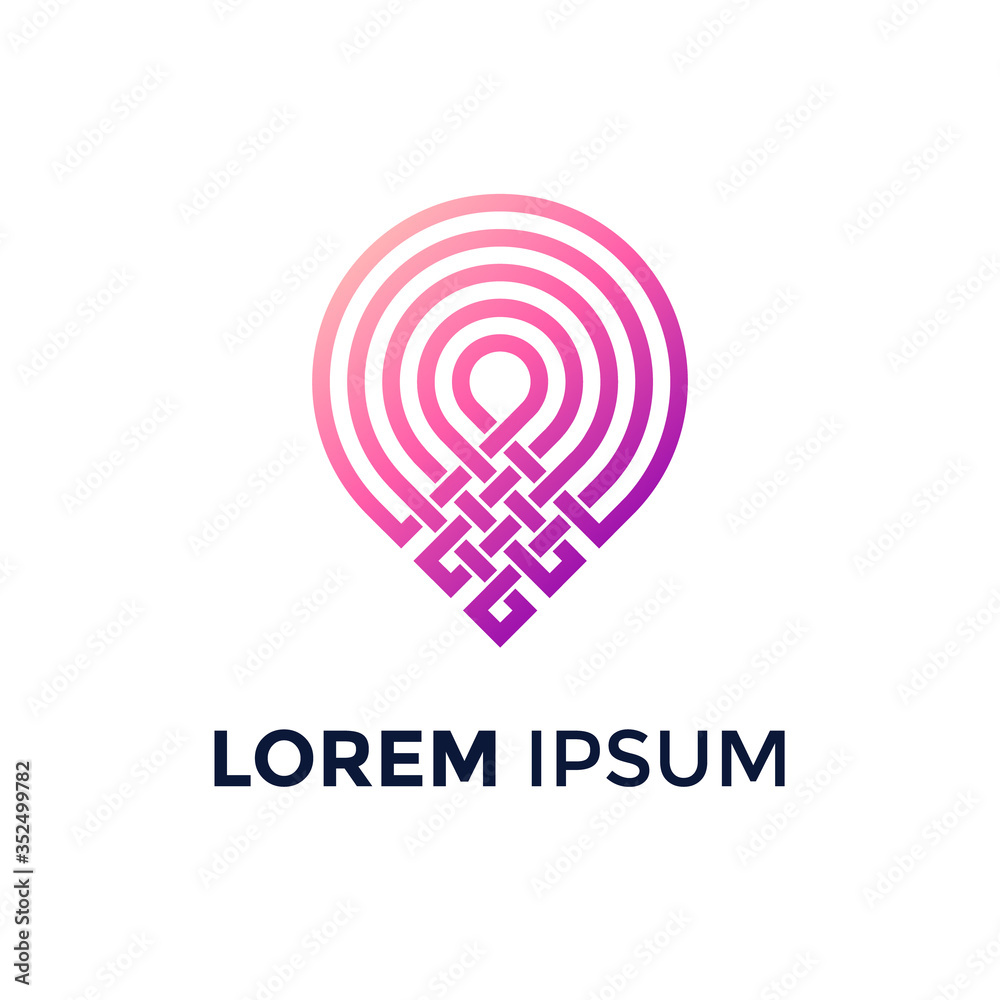 Emblem Logo Design Technology Vector, Concept, Creative Symbol Icon design. Colorful logo template for technology Emblem Logo Design Technology Vector, Concept, Creative Symbol Icon design. Colorful logo template for technology
