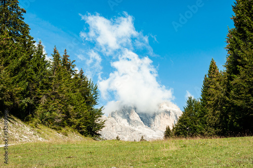 Dolomites mountains of Trentino (Italy) in summer