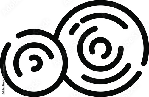 Bale of hay icon