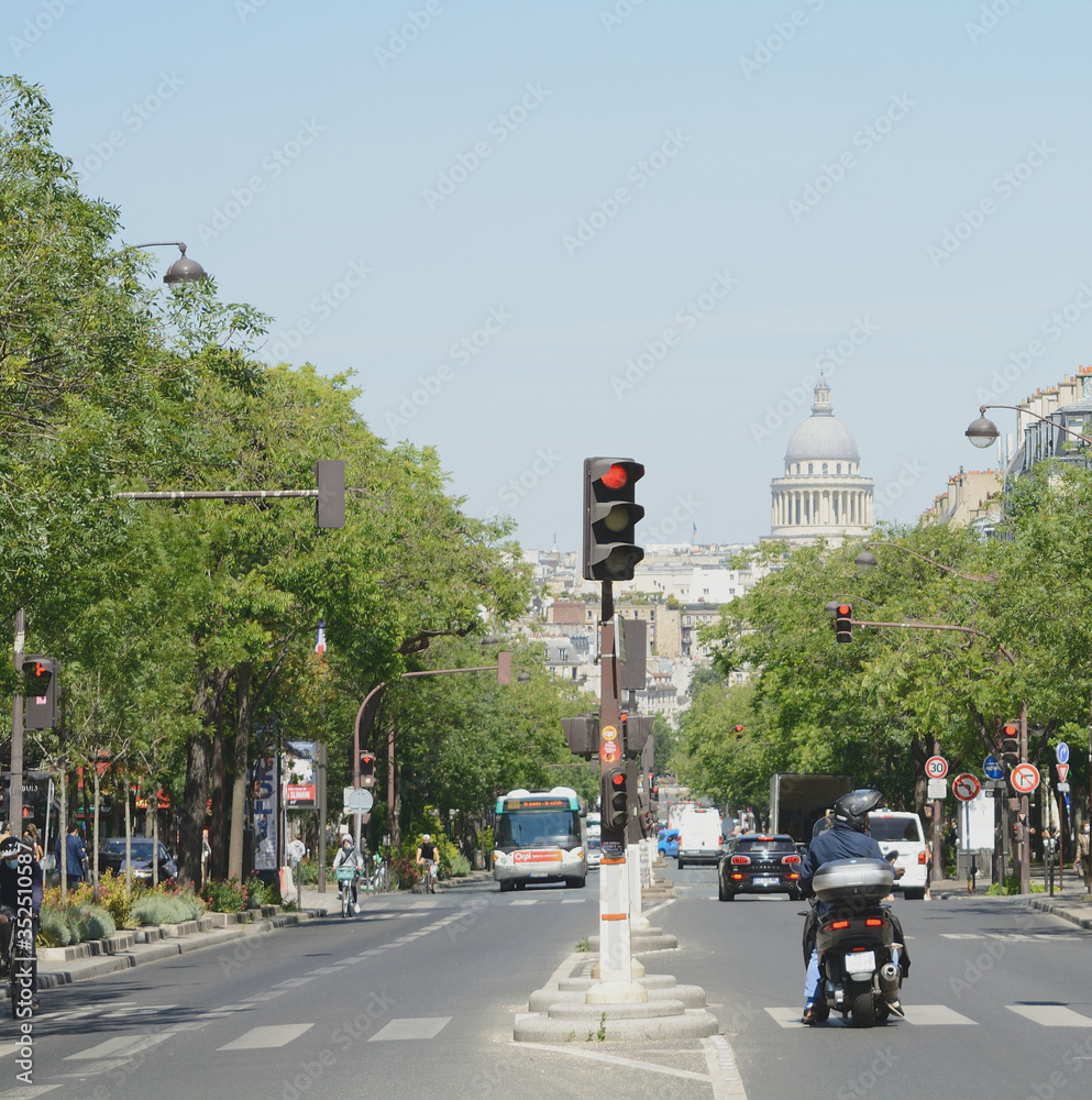 Fototapeta premium avenue des gobelins paris 13 