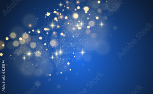 Beautiful sparks shine with special light. Vector sparkles on a transparent background. Christmas abstract pattern. A beautiful illustration for the postcard. The background for the image. Luminaries.