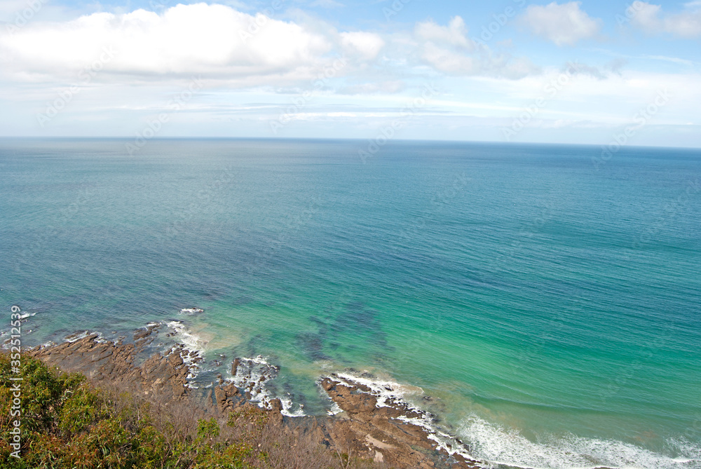 View on the coastline at the Great Ocean Road, Victoria, Australia View on the coastline at the Great Ocean Road, Victoria, Australia