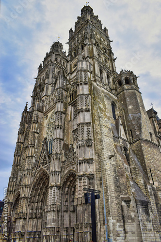 Perspectiva catedral gotica de Tours