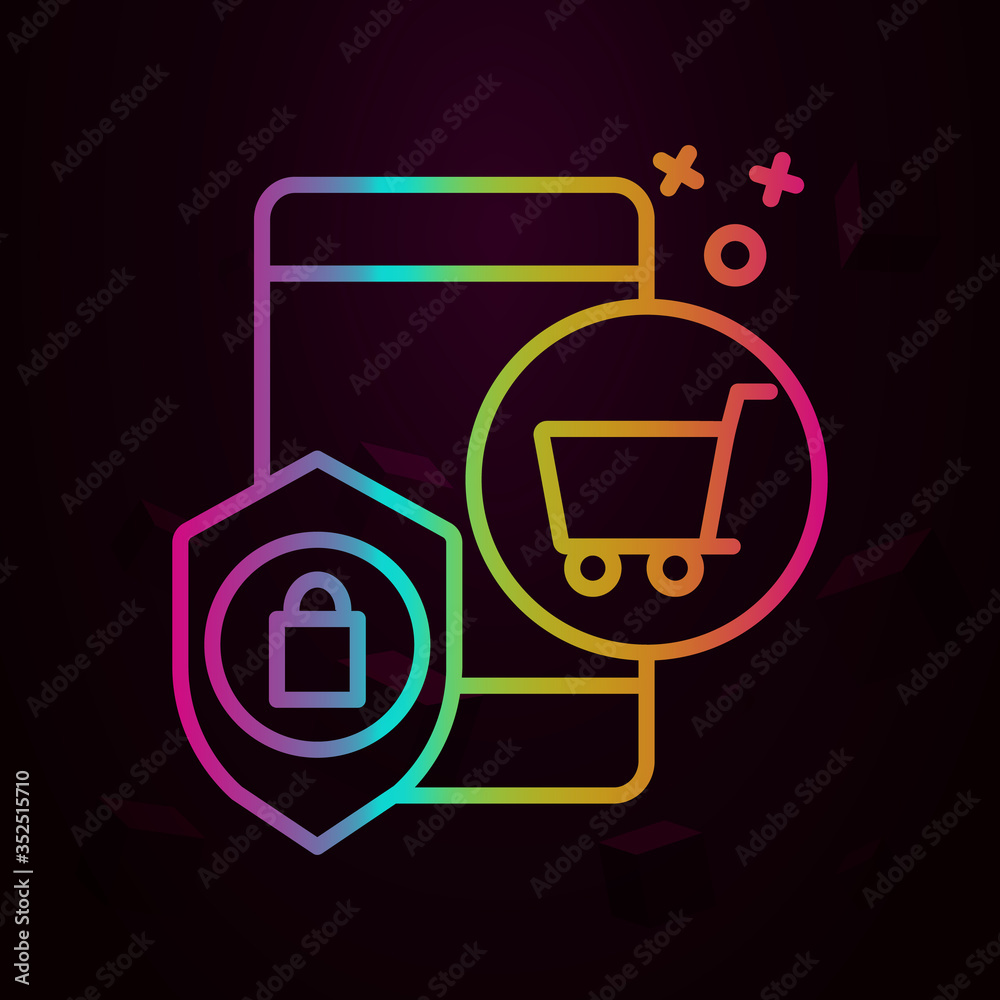Security telephone commerce nolan icon Simple thin line, outline vector of Online shopping icons for ui and ux, website or mobile application Security telephone commerce nolan icon Simple thin line, outline vector of Online shopping icons for ui and ux, website or mobile application