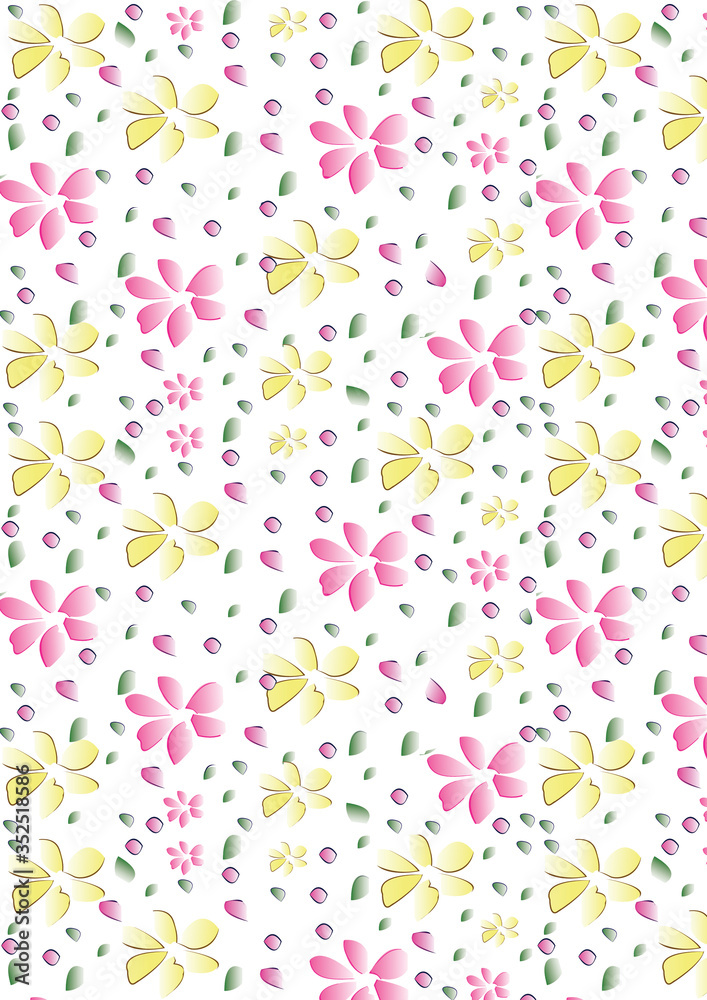 spring flower (seamless pattern)