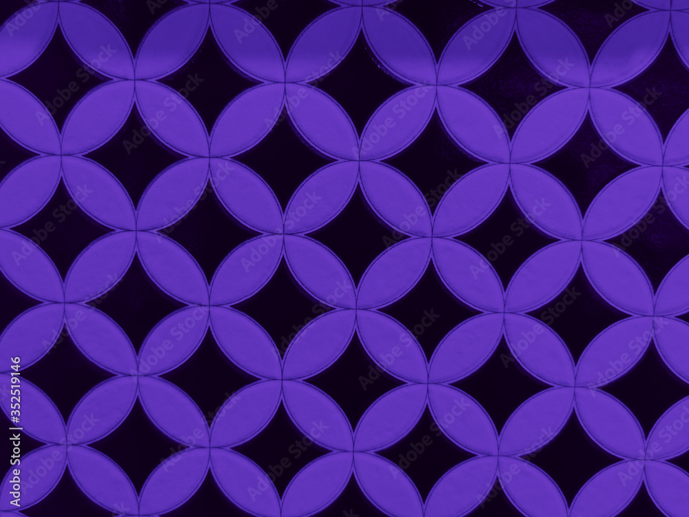 Fototapeta premium Beautiful abstract color white and purple marble on black background and gray and white granite tiles floor on purple background, love purple wood banners graphics, art mosaic decoration
