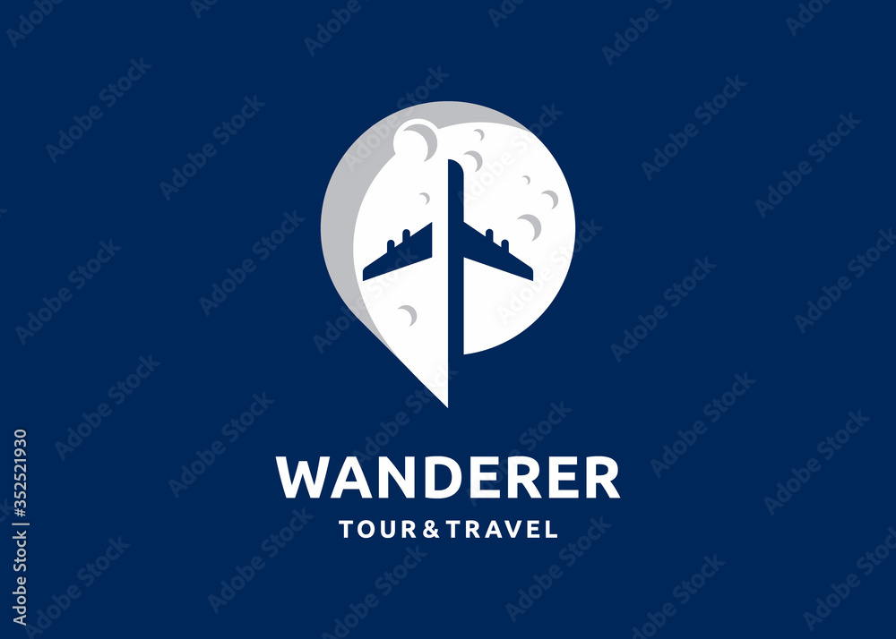 Travel, tourism agency logo design