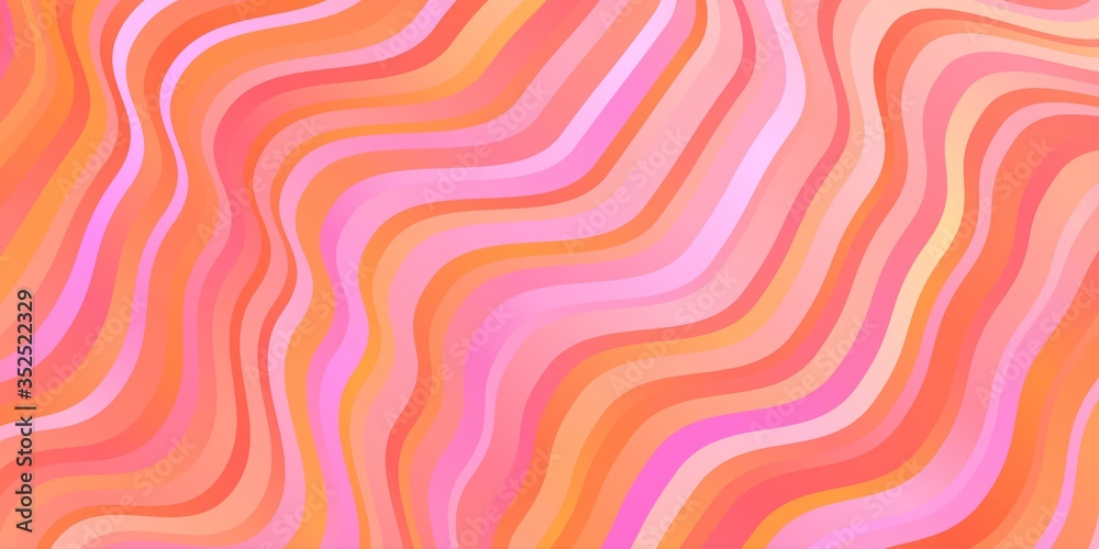 Light Pink vector template with wry lines. Light Pink vector template with wry lines.