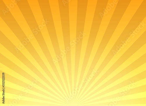 Retro yellow sunburst background
