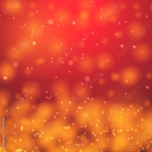 Orange color background with light blur effect