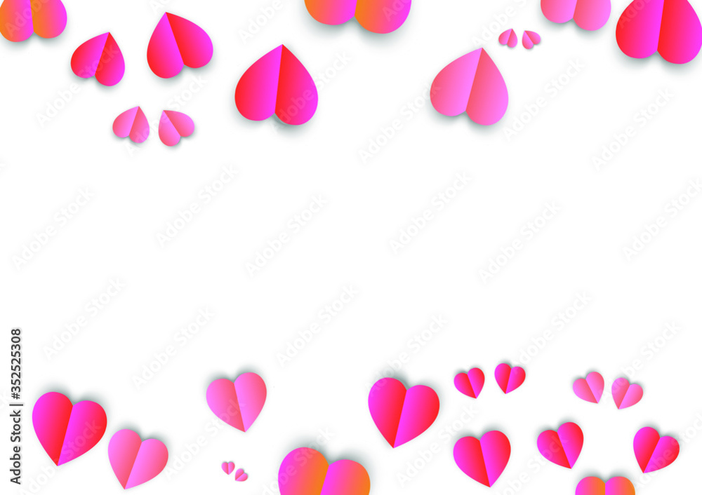 Heart postcards can be used for giving to lovers or as cards for special people on Valentine's Day