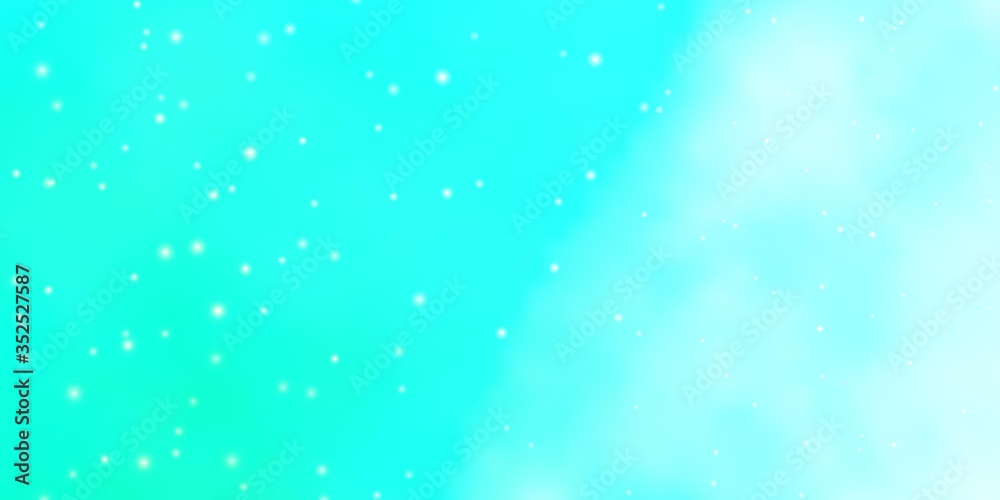 Light Green vector template with neon stars. Modern geometric abstract illustration with stars. Theme for cell phones. Light Green vector template with neon stars. Modern geometric abstract illustration with stars. Theme for cell phones.