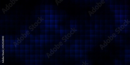 Dark BLUE vector backdrop with rectangles.