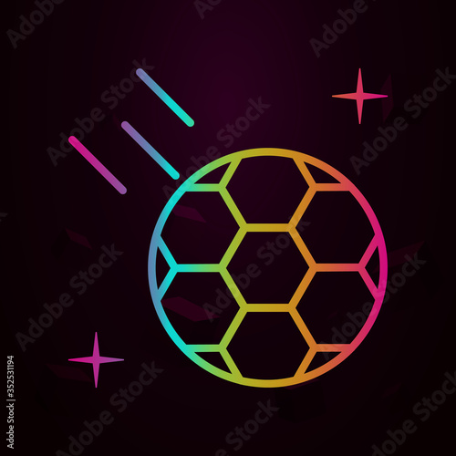 Soccer, sport nolan icon Simple thin line, outline vector of sport icons for ui and ux, website or mobile application