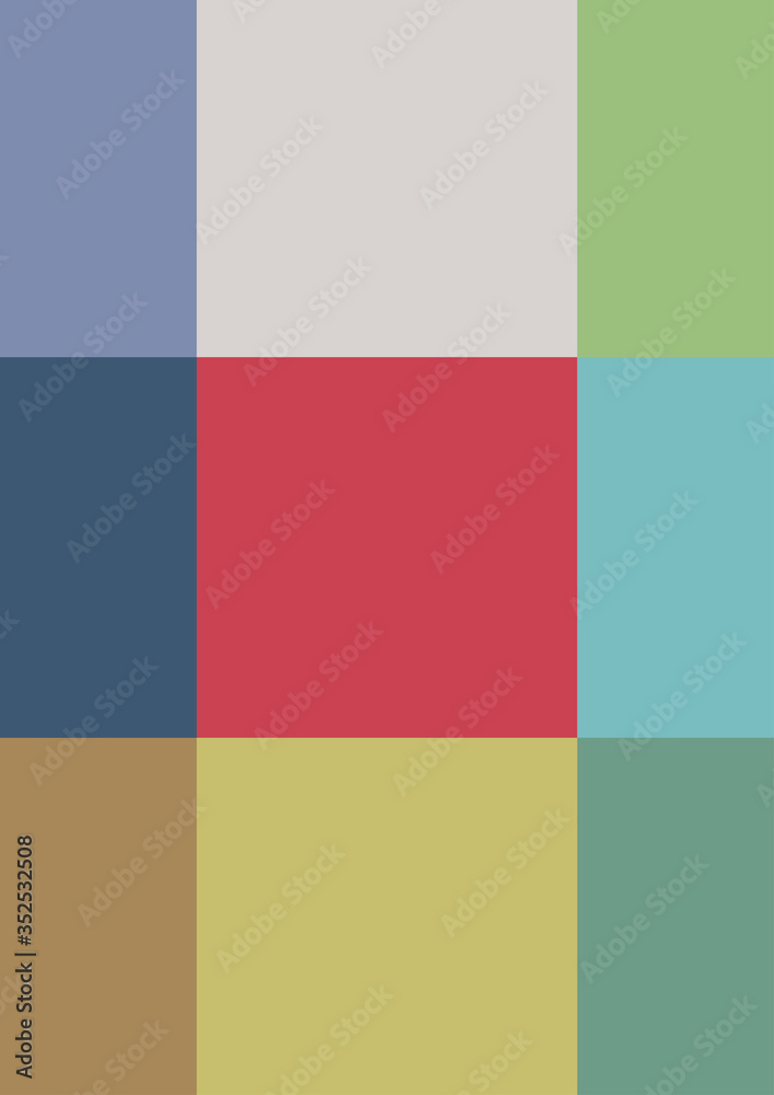 abstract multi color squares background for book cover, background, pattern, template or wallpaper
