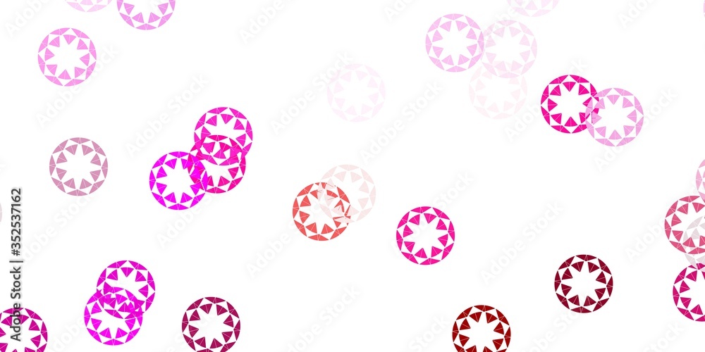 Light pink vector background with spots. Light pink vector background with spots.