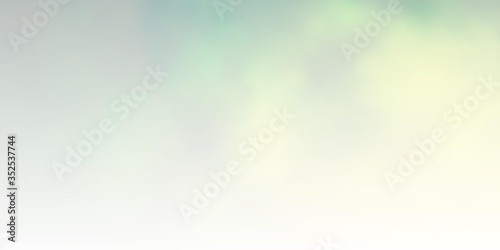 Dark Green  Red vector backdrop with cumulus. Shining illustration with abstract gradient clouds. Template for websites.