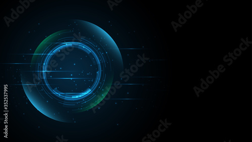 Abstract technology background Hi-tech communication concept innovation background vector illustration 