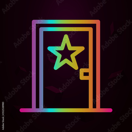 Backstage, theatre nolan icon Simple thin line, outline vector of theater icons for ui and ux, website or mobile application