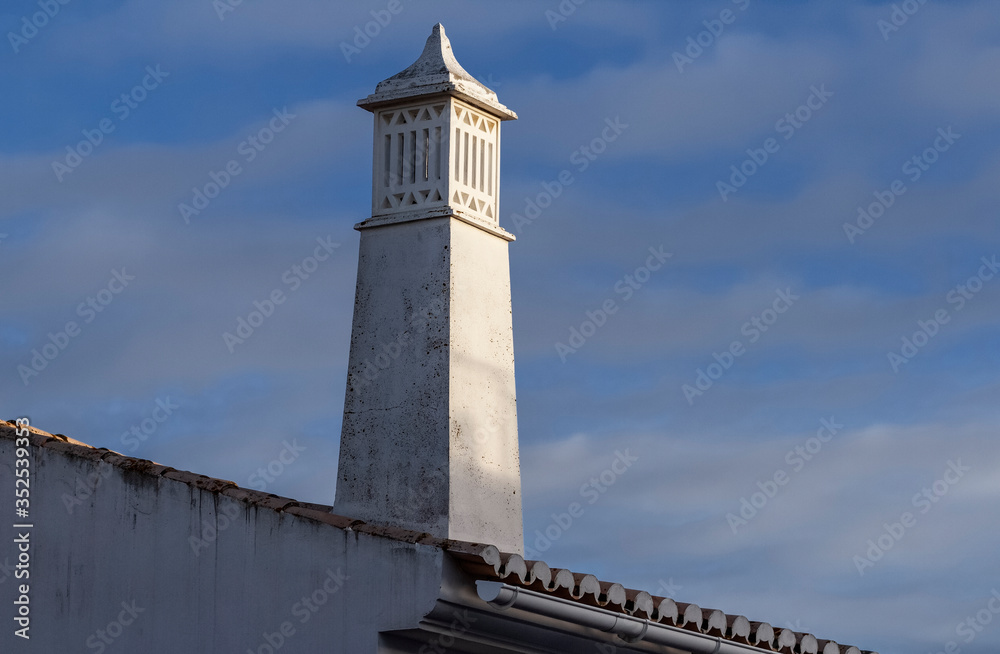 A typical chimney in the Algarve, Portugal.