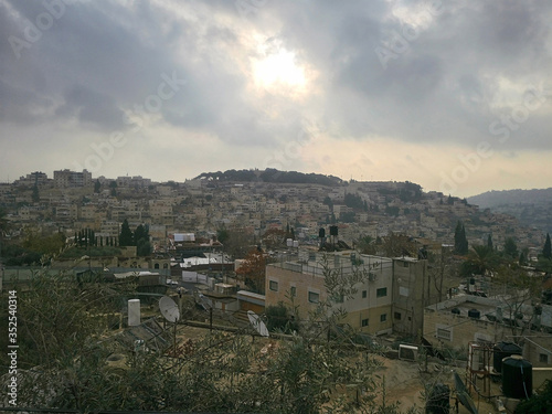 Jerusalem city morning view. Israel.