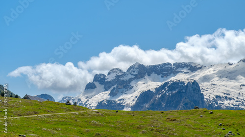 Spring day in the majestic Julian Alps, Friuli-Venezia Giulia, Italy