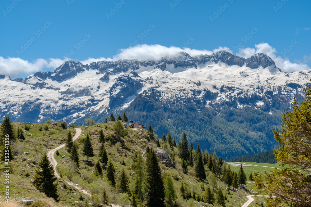 Spring day in the majestic Julian Alps, Friuli-Venezia Giulia, Italy