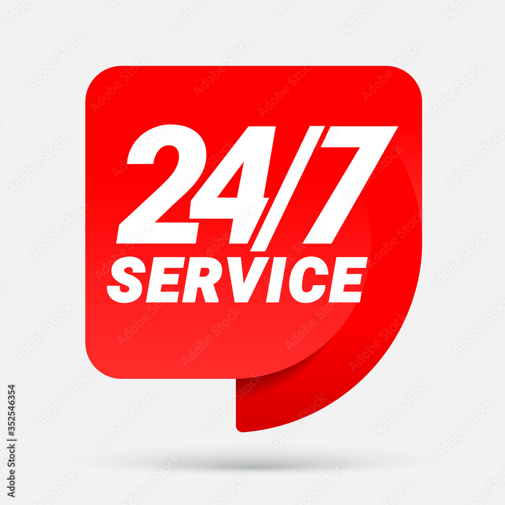24 hours order execution or delivery service icons. Vector illustration 24 hours order execution or delivery service icons. Vector illustration