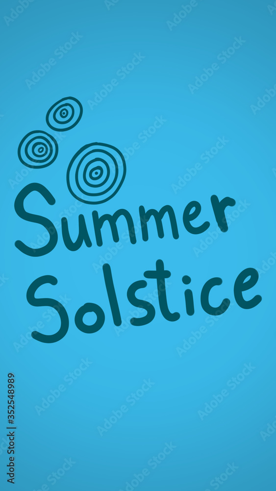 BluePhone Wallpaper of Summer Solstice Greeting BluePhone Wallpaper of Summer Solstice Greeting
