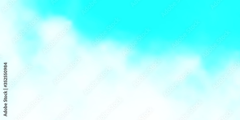 Light BLUE vector texture with cloudy sky. Colorful illustration with abstract gradient clouds. Beautiful layout for uidesign.