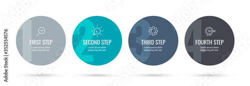 Vector infographic template