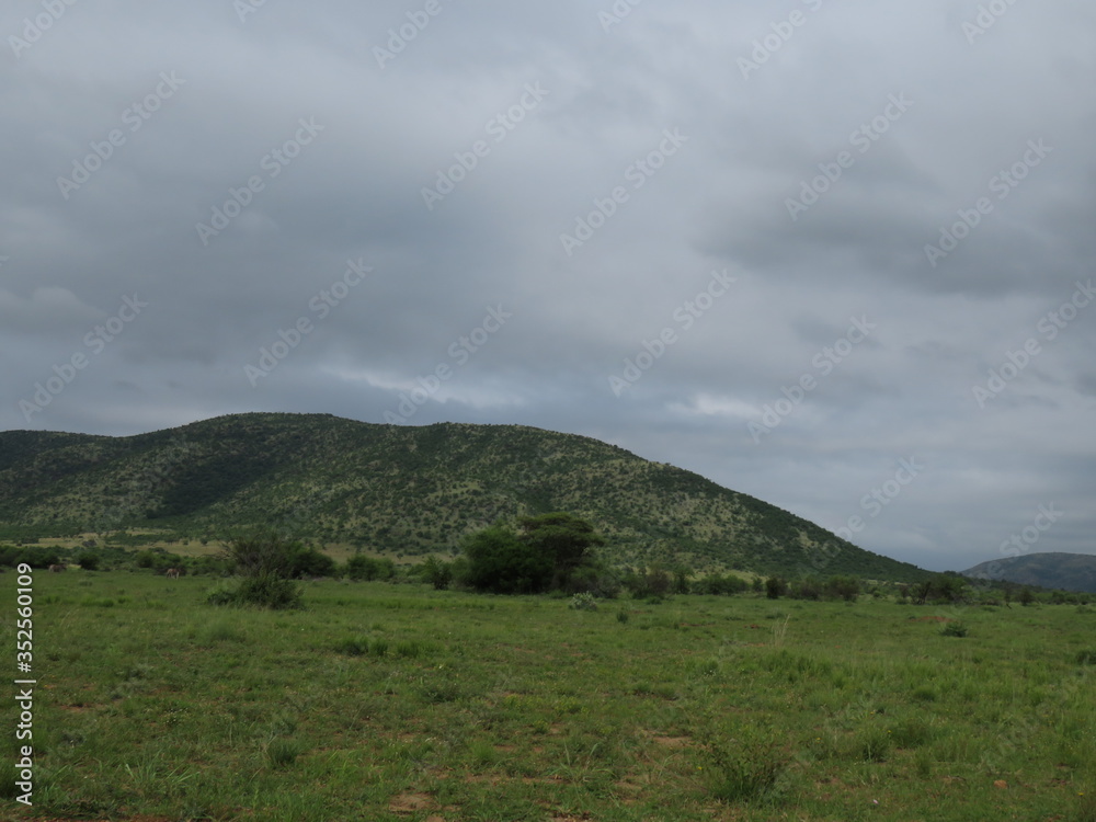 Clouds over the hills 