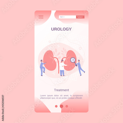 Medical specialty and examination mobile application banner.
