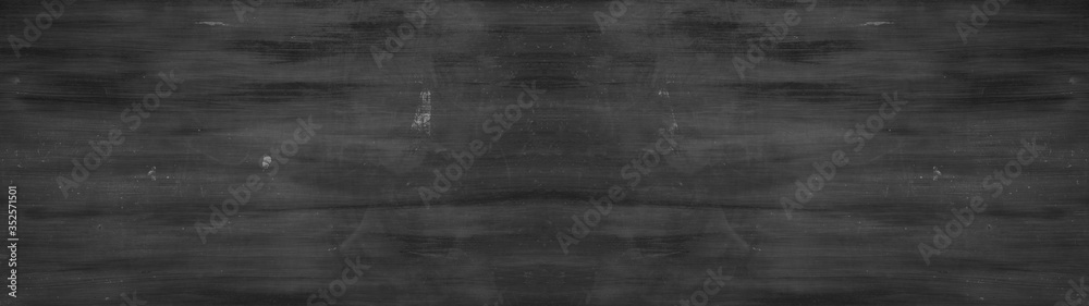Rustic blackboard chalkboard texture Background banner panorama