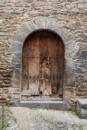 Charming old streets, in the Pyrenees, Spain