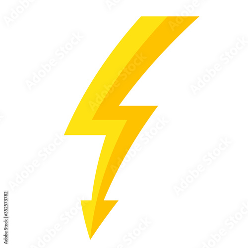 Thunder lightning bolt pictogram icon design element vector illustration for design concept electric Free Download Thunder lightning bolt pictogram icon design element vector illustration for design concept electric - GFXLoad