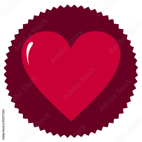 Valentines, typography, background with hearts.Vector illustration