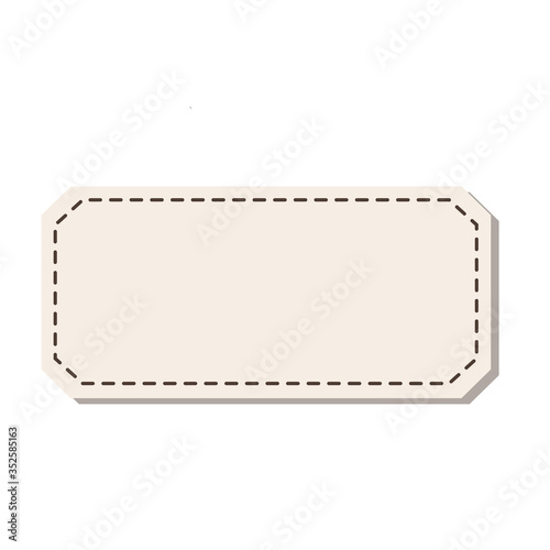 Wallpaper Mural Vintage label frame. Old frame shape, decorative label and retro shape vector Torontodigital.ca