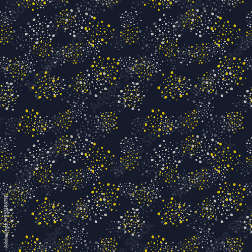 The dots are in a chaotic order. Seamless background.

